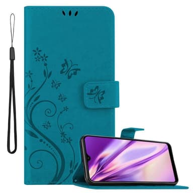 Samsung Galaxy A10 / M10 Plånboksfodral Skal (Blå)