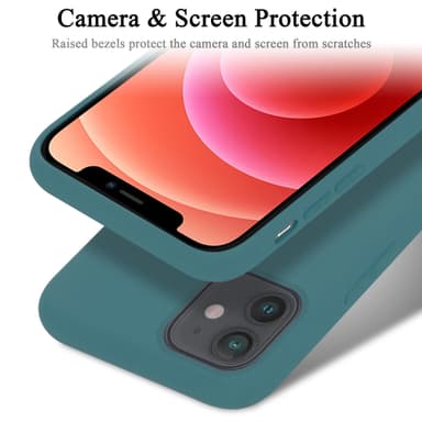 iPhone 12 MINI Skal Fodral Case (Grön)