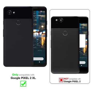 Google PIXEL 2 XL Plånboksfodral Skal (Grå)