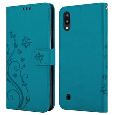 Samsung Galaxy A10 / M10 Plånboksfodral Skal (Blå)
