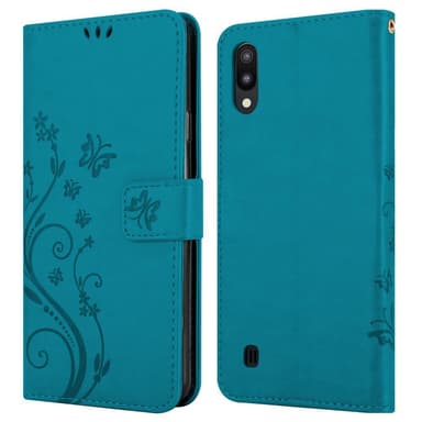 Samsung Galaxy A10 / M10 Plånboksfodral Skal (Blå)