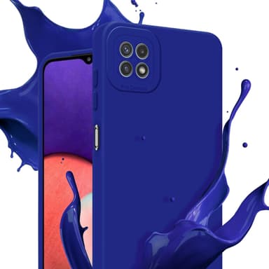 Samsung Galaxy A22 5G Skal Fodral Case (Blå)