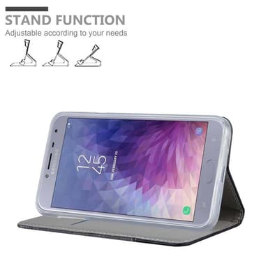 Samsung Galaxy J4 2018 Plånboksfodral Skal (Grå)