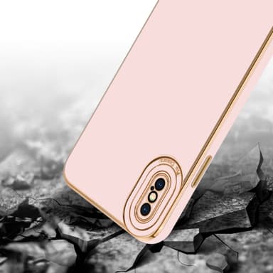 iPhone X / XS Skal Fodral Case (Rosa)