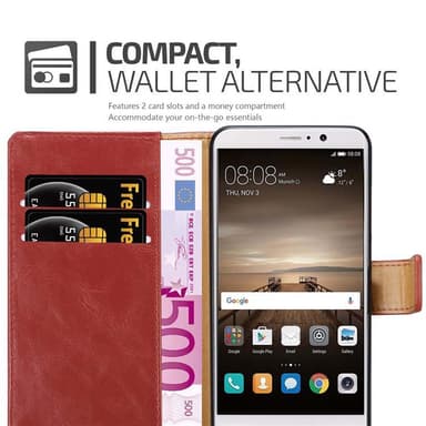 Huawei MATE 9 Plånboksfodral Skal (Röd)