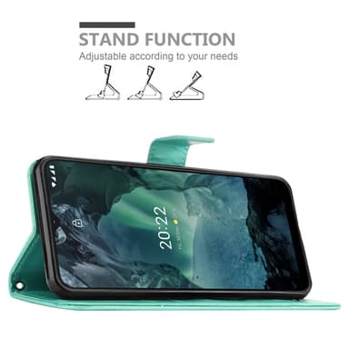 Nokia G11 / G21 Plånboksfodral Skal (Turkos)