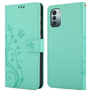 Nokia G11 / G21 Plånboksfodral Skal (Turkos)