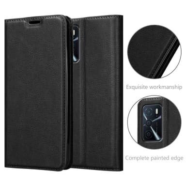 Oppo A16s / A54s Skal Fodral Case (Svart)