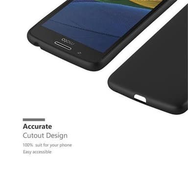 Skal Motorola MOTO G5 Fodral Case (Svart)