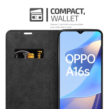 Oppo A16s / A54s Skal Fodral Case (Svart)