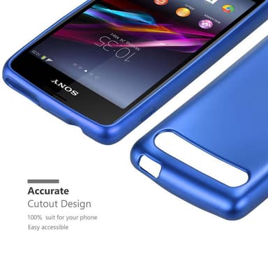 Skal Sony Xperia E1 Fodral Case (Blå)