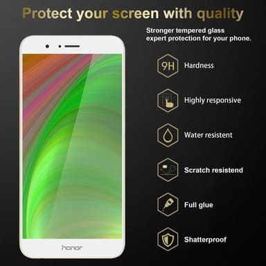 Honor V9 3x Skyddsglas Skyddsfilm Skärmskydd