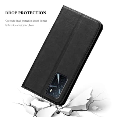 Oppo A16s / A54s Skal Fodral Case (Svart)