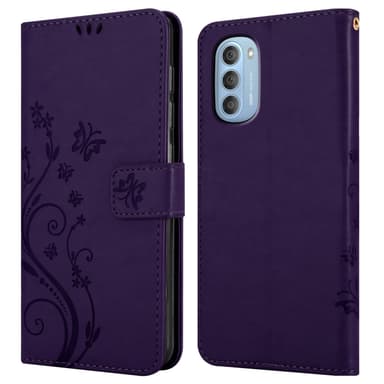 Motorola MOTO G51 5G Plånboksfodral Skal (Lila)