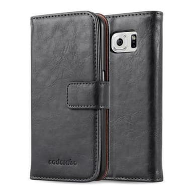 Samsung Galaxy S6 Plånboksfodral Skal (Svart)