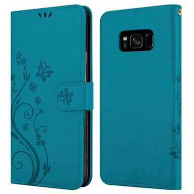 Samsung Galaxy S8 Plånboksfodral Skal (Blå)