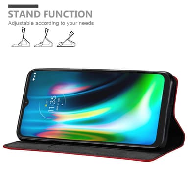 Motorola MOTO G9 PLAY Skal Fodral Case (Röd)