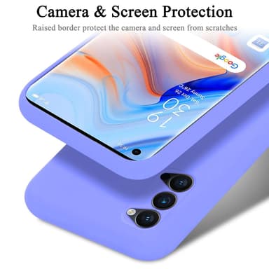 Oppo Reno4 PRO Skal Fodral Case (Lila)