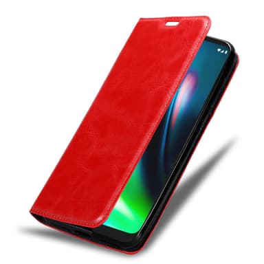 Motorola MOTO G9 PLAY Skal Fodral Case (Röd)