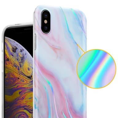 iPhone XS MAX Plånboksfodral Skal (Vit)