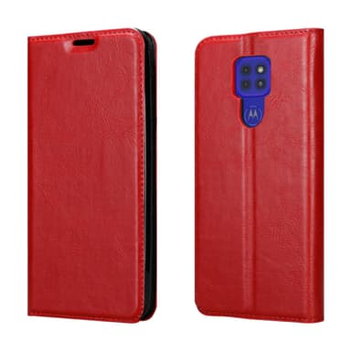 Motorola MOTO G9 PLAY Skal Fodral Case (Röd)