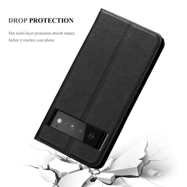 Google PIXEL 6 PRO Skal Fodral Case (Svart)