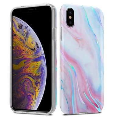 iPhone XS MAX Plånboksfodral Skal (Vit)