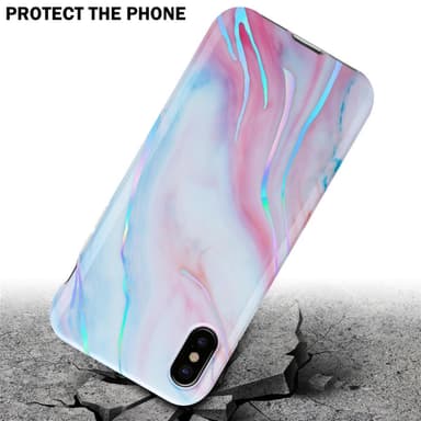 iPhone XS MAX Plånboksfodral Skal (Vit)