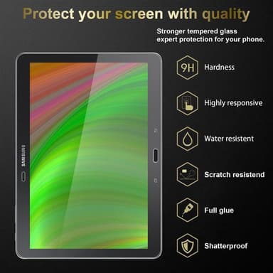 Samsung Galaxy NOTE 10.1 2014 / Tab PRO 10.1 Skyddsglas