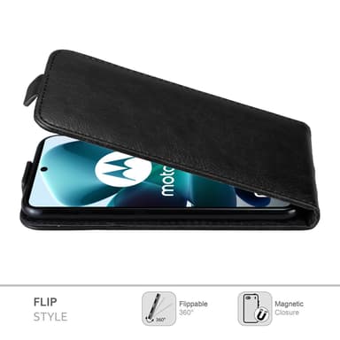 Motorola MOTO G200 5G Flipfodral Skal (Svart)