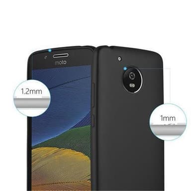 Skal Motorola MOTO G5 Fodral Case (Svart)