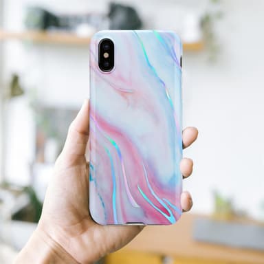 iPhone XS MAX Plånboksfodral Skal (Vit)