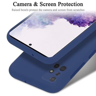 Samsung Galaxy A71 4G Skal Fodral Case (Blå)