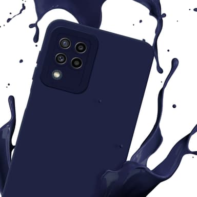 Samsung Galaxy M22 / M32 4G Skal Fodral Case (Blå)