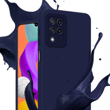 Samsung Galaxy M22 / M32 4G Skal Fodral Case (Blå)