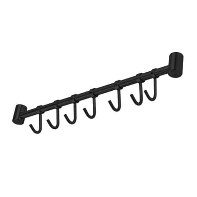 Hängande köksskena Krokar Vägghållare (7 krokar)