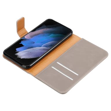 Samsung Galaxy S22 ULTRA Plånboksfodral Skal (Brun)