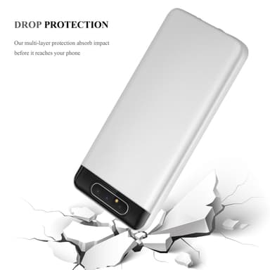 Skal Samsung Galaxy A80 / A90 4G Fodral Case (Silver)