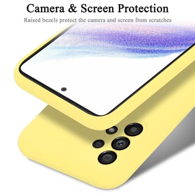 Samsung Galaxy A53 5G Skal Fodral Case (Gul)