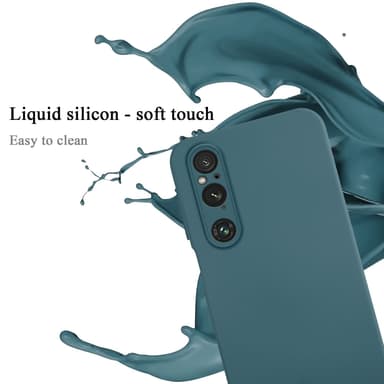 Sony Xperia 1 V Skal Fodral Case (Grön)