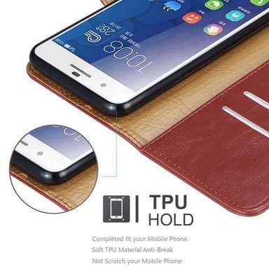 Honor 6 PLUS Plånboksfodral Skal (Röd)