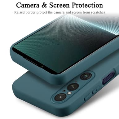 Sony Xperia 1 V Skal Fodral Case (Grön)