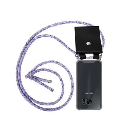 Skal Samsung Galaxy S7 Fodral Kedja (Lila)