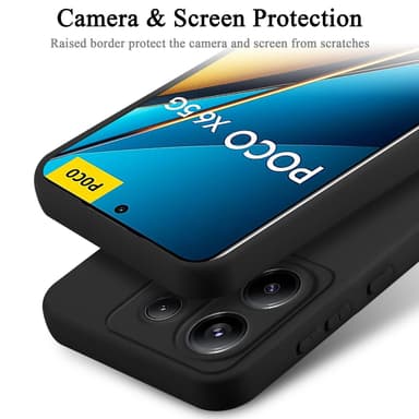Xiaomi Poco X6 Skal Fodral Case (Svart)