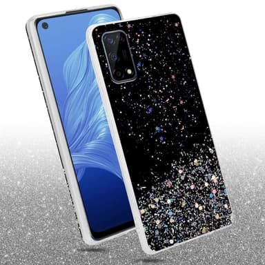 Realme 7 4G Skal Fodral Case (Svart)