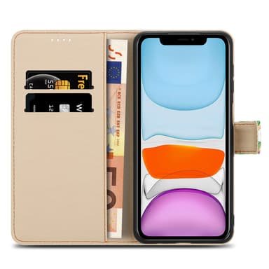 iPhone 11 Plånboksfodral Skal (Grön)