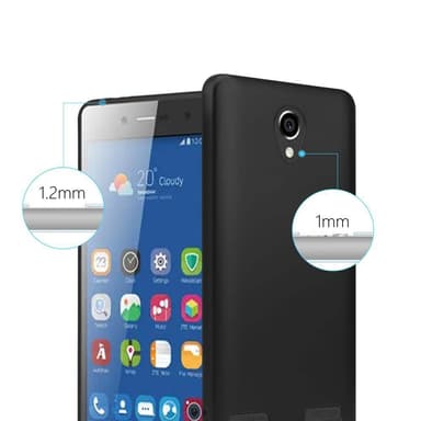 Skal ZTE Blade L7 Fodral Case (Svart)
