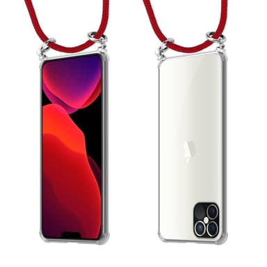 Skal iPhone 12 / 12 PRO Fodral Kedja (Röd)