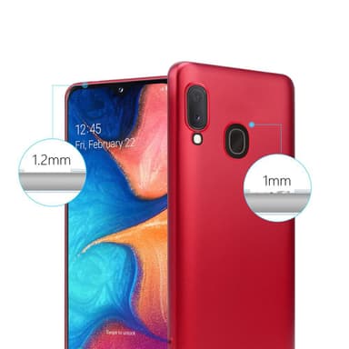 Skal Samsung Galaxy A10e / A20e Fodral Case (Röd)