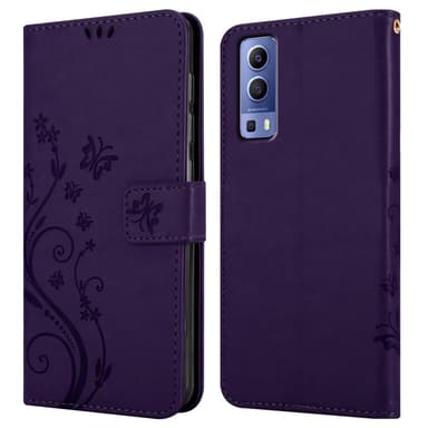 Vivo Y52 5G / Y72 5G Plånboksfodral Skal (Lila)